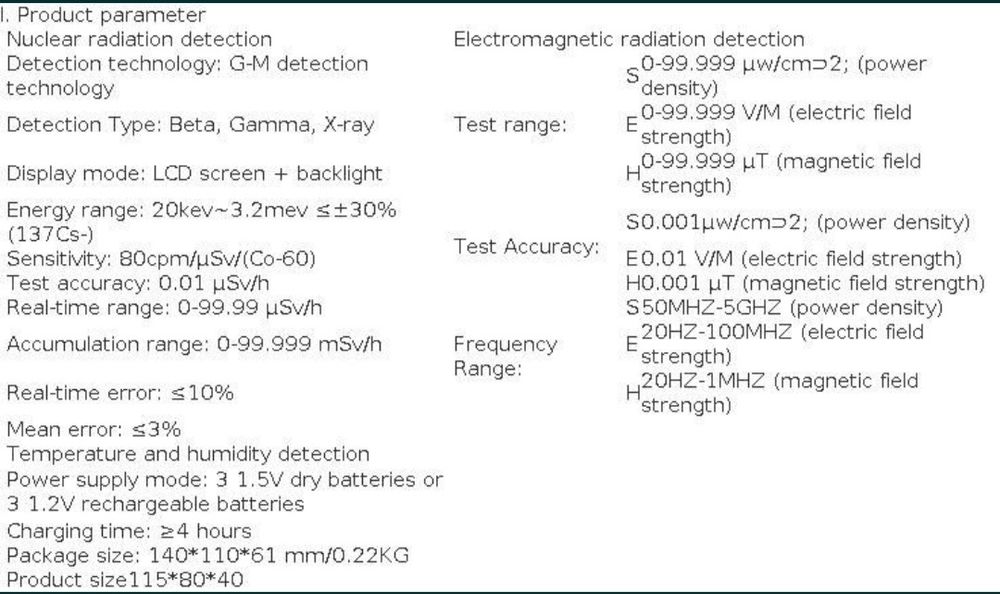 Дозиметр,счётчик Гейгера,Детектор электромагнитного поля,BR-9C-XR-3PRO