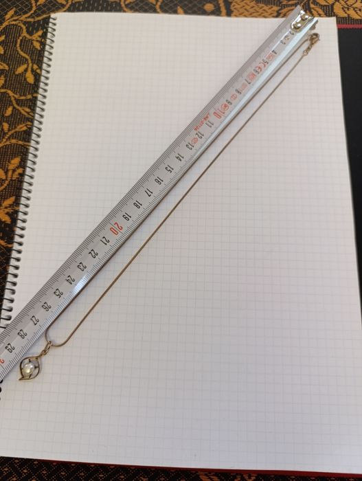 Кулон с цепочкой 925 проба в позолоте.