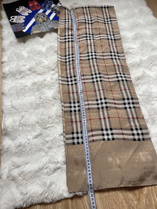 Оригінальний шовковий шарф платок Burberry Nova Check