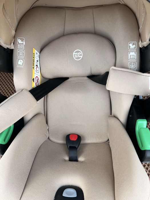 Продам дитяце автокрісло El Camino i-FIX ME 1110 Natural Beige Бежевое