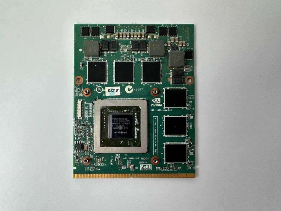 Відеокарта NVIDIA GeForce GTX 460M 1.5GB GDDR5 MXM 3.0 Type B Clevo / MSI / Alienware