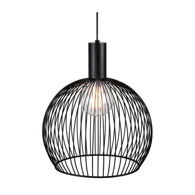 Czarna ażurowa lampa Aver 40 Nordlux dwie sztuki