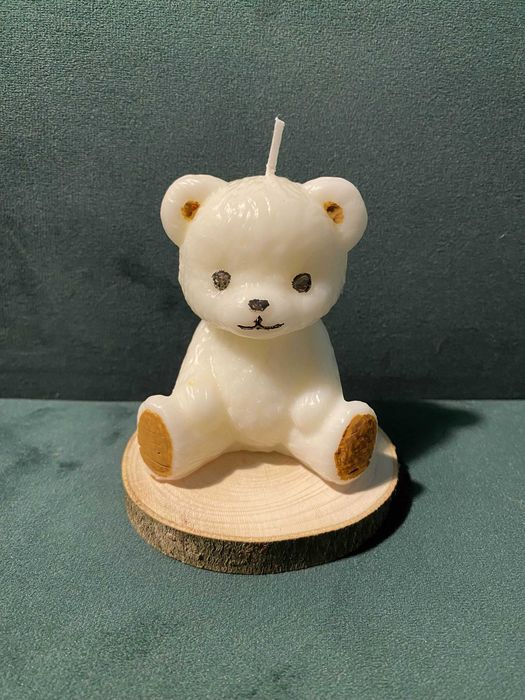 Świeca Handmade Miś Misiek Dekoracja 74g