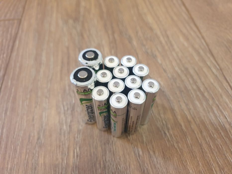 Baterie akumulatorki Energizer AA AAA paluszki zestaw 16 sztuk