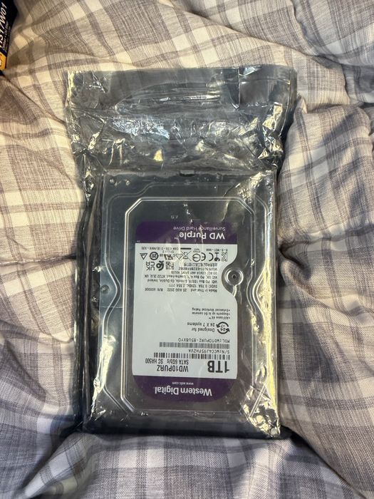 Disco HDD WD Purple 1TB WD10PURZ – NOVO
