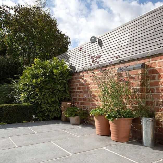 Płytki wapień Grey Limestone antyk naturalny kamień taras posadzka