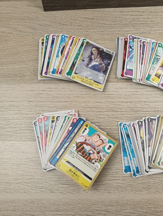 Lote 237 Cartas One Piece Japonesas