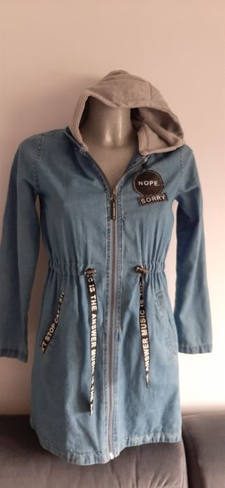 Kurtka bluza płaszcz jeans 140 cm Reserved