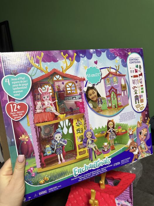 ігровий набір Enchantimals Лісовий будиночок Олениці Деніси