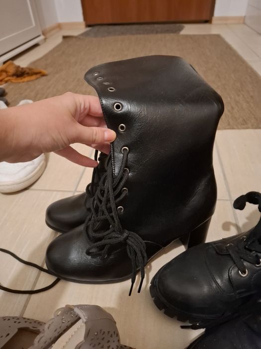Buty damskie 38 kozaki botki muszkieterki balerinki
