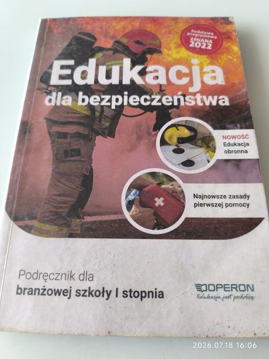 Podręcznik Edukacja dla bezpieczeństwa OPERON szkoła branżowa