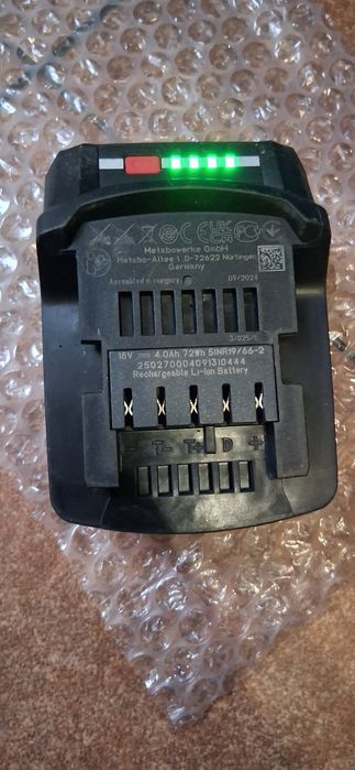 Aku Metabo 18v 4.0ah