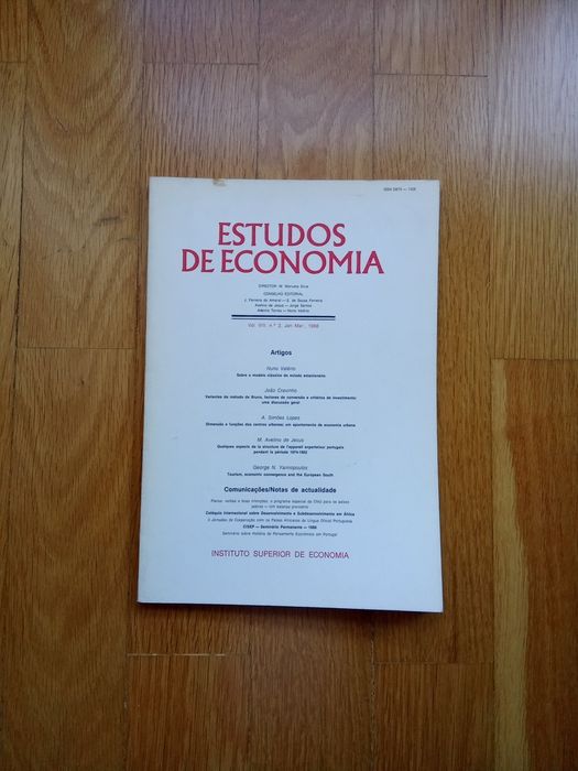 Estudos de economia