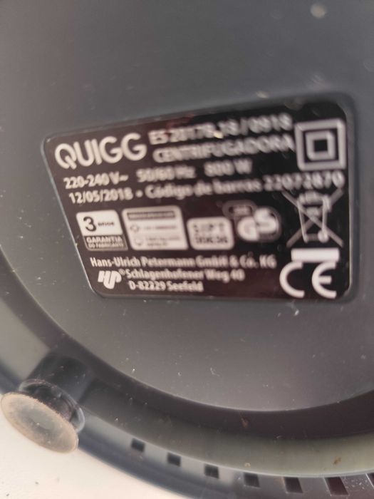 Vendo máquina de sumos só foi utilizada 3 ou 4 vezes