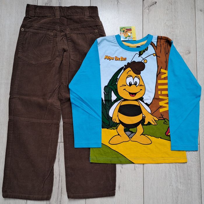 Okazja 122 firmowe ZIMA chłopiec spodnie bluzki H&M Gap