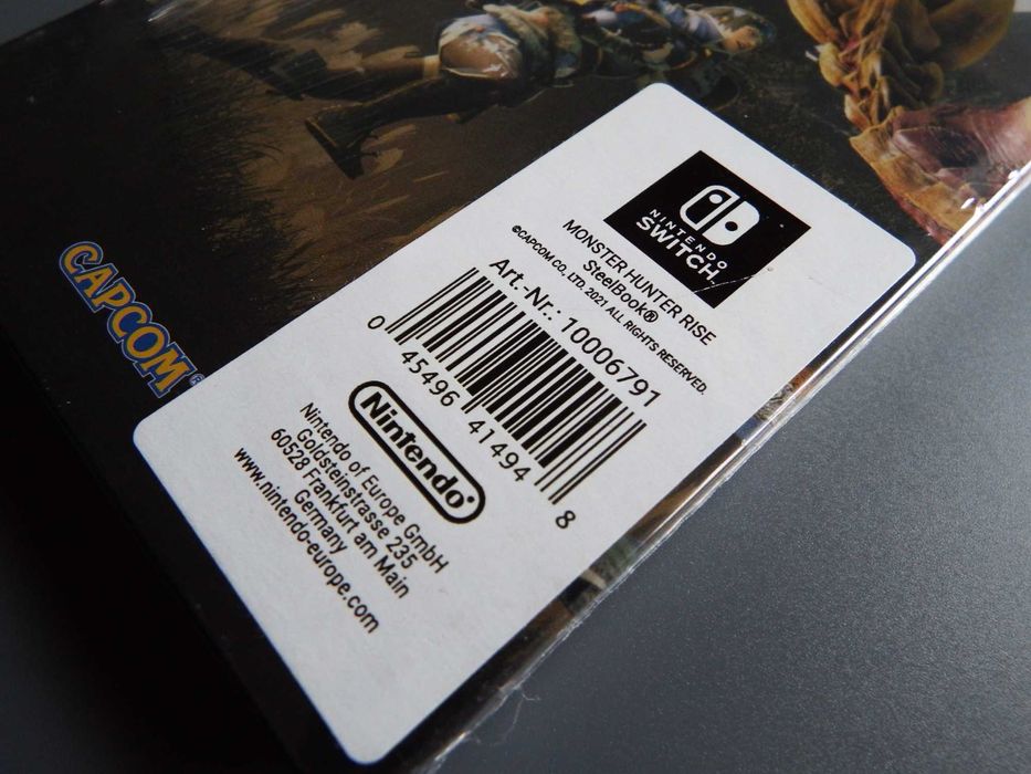 Nintendo SWITCH Steelbook GAMINGOWY Monster Hunter Rise NOWY
