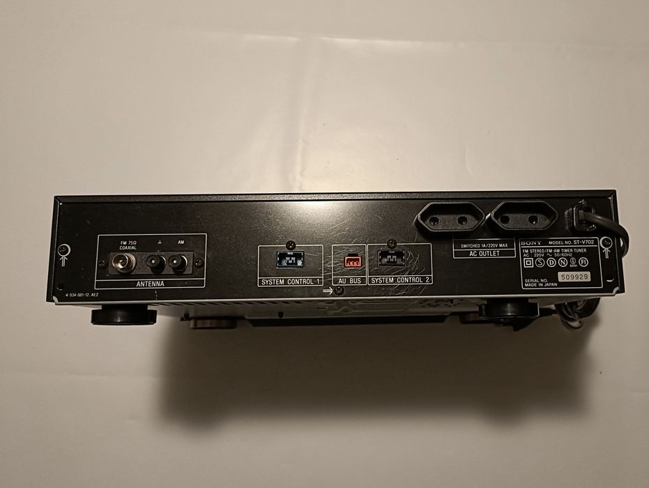 Aparelhagem Sony 3 elementos+video de 6 cabeças