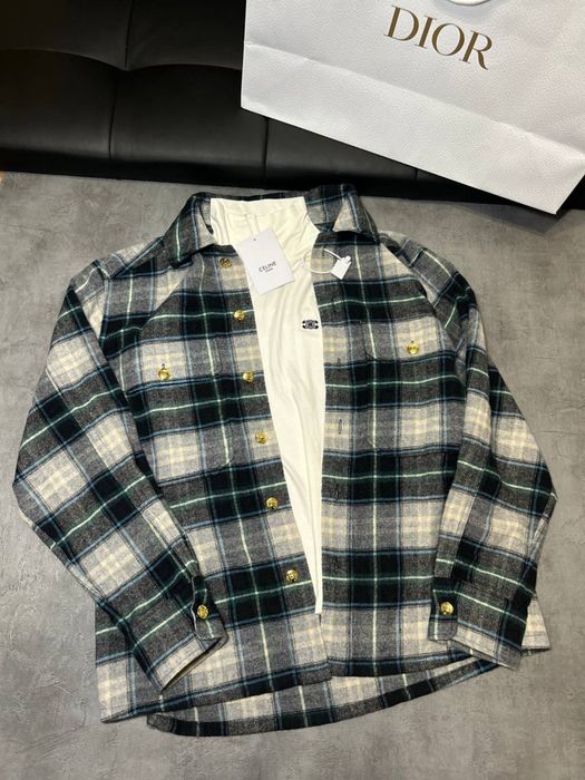 Сорочка тепла рубашка Celine шерстяна