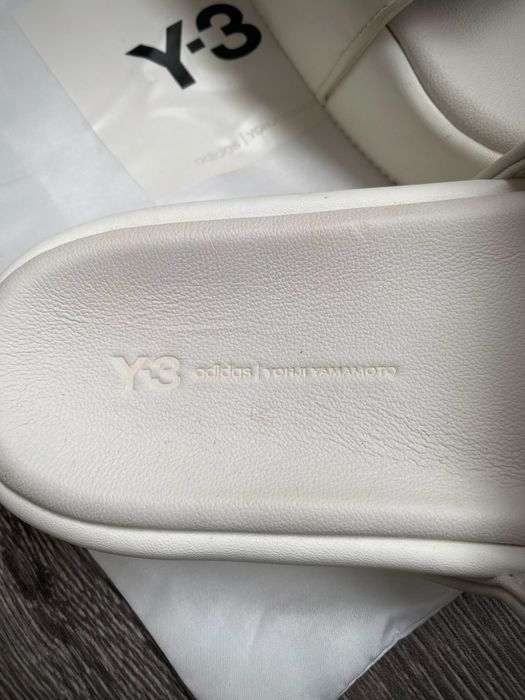 Тапочки унісекс Adidas Y-3 Slides Beige Originals
