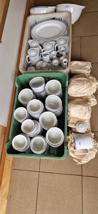 Porcelana Orbis  świecznik nowy Lubiana PRL