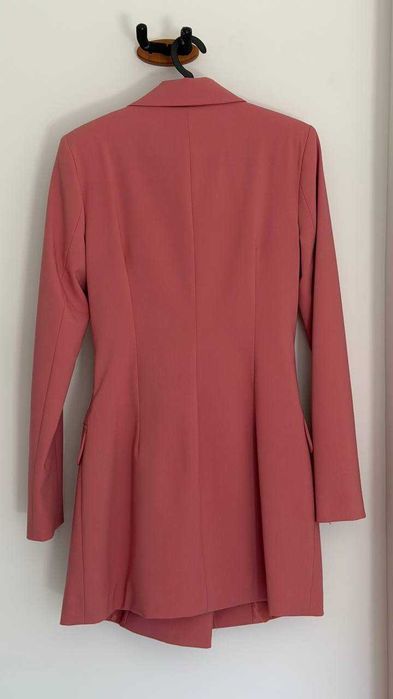 Vestido Formal Zara cor de rosa