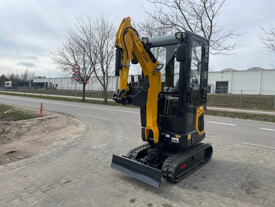 Minikoparka gąsienicowa GT1500C Silnik Yanmar Gunter Grossmann