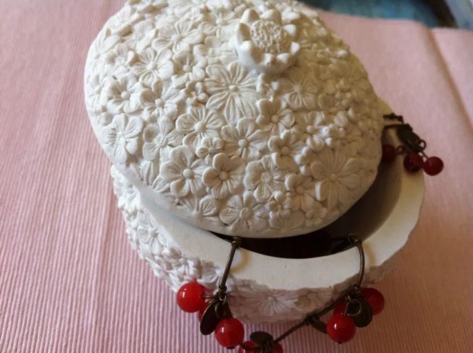 Szkatułka na biżuterię nowa cudo shabby chic prezent