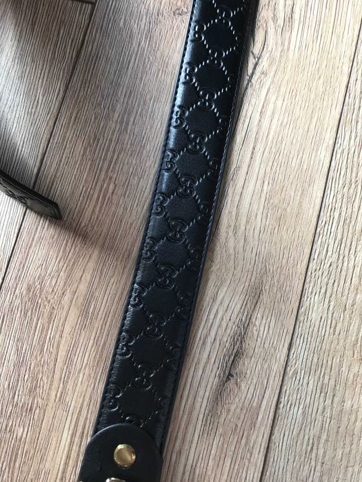 Skórzany pasek Gucci GG Milano Belt