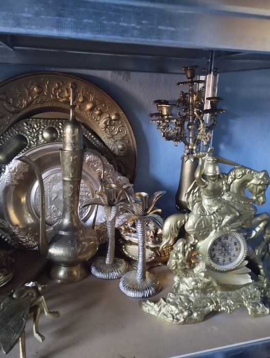 Wyroby z mosiądzu starocie antyki 120kg