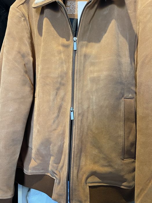 Куртка SELECTED Jacket бомбер замша нова