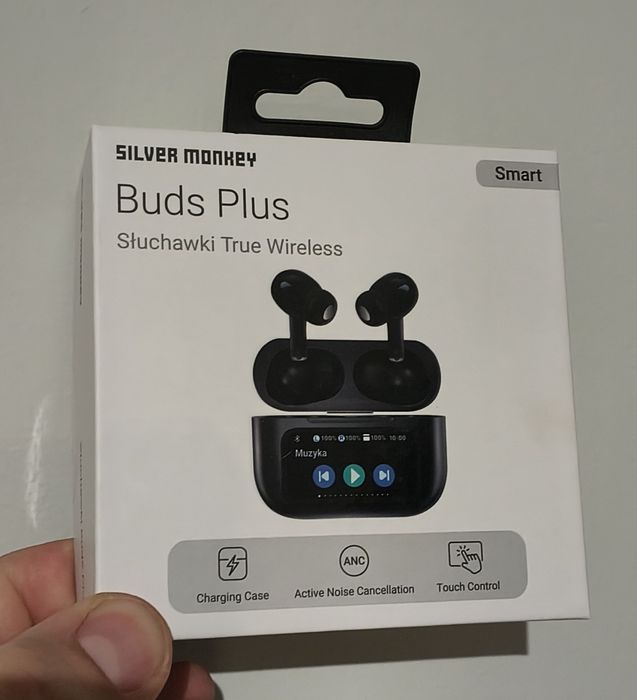 Słuchawki bezprzewodowe silver monkey nowe nie otwierane