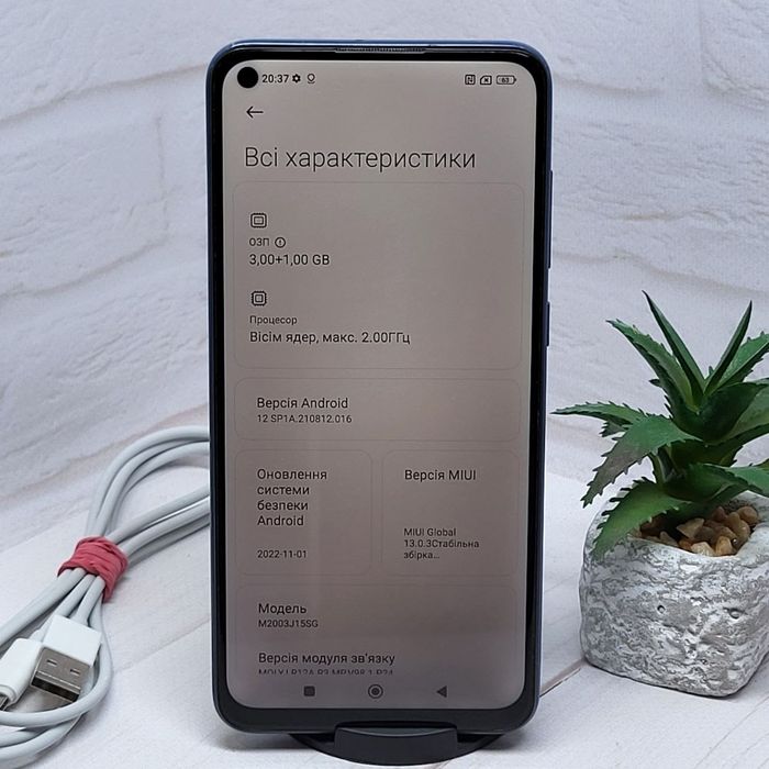 Продам телефон Redmi note 9 3+1/64Gb NFC в гарному стані