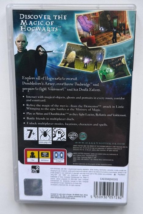 UMD-диск для PSP - Harry Potter And The Order Of The Phoenix, англійсь
