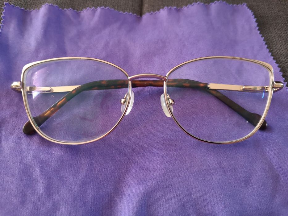 Okulary korekcyjne damskie metalowe