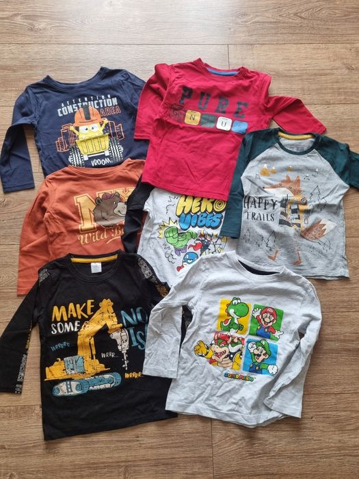 Mega paka ubran 104 dla chlopca 60szt