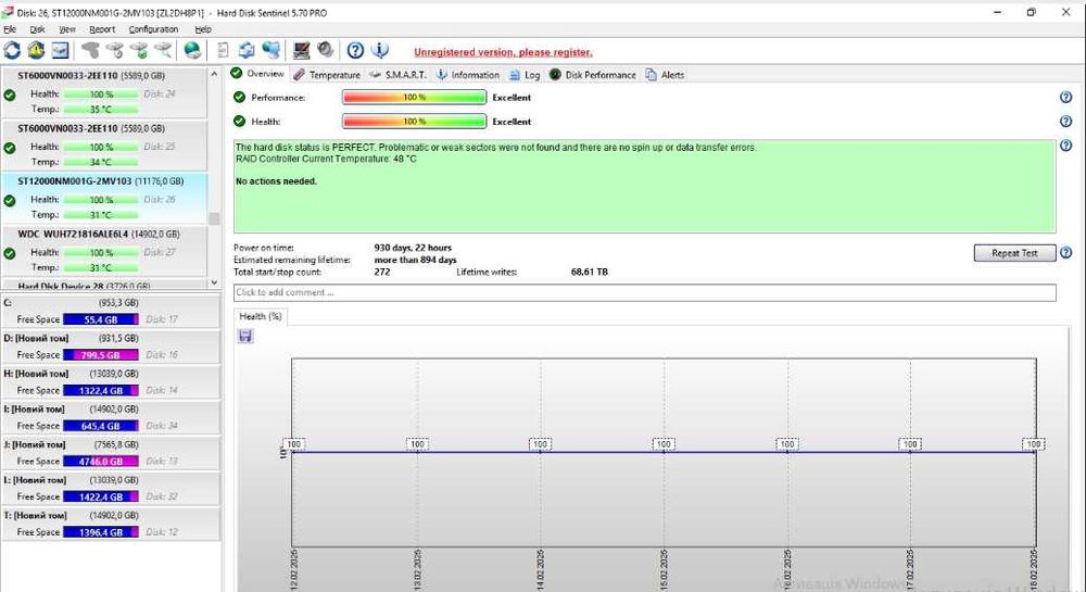 Продам диск HDD 3.5 SATA Toshiba Seagate, WD 6 8 10 12 14 16 Tb SMART
