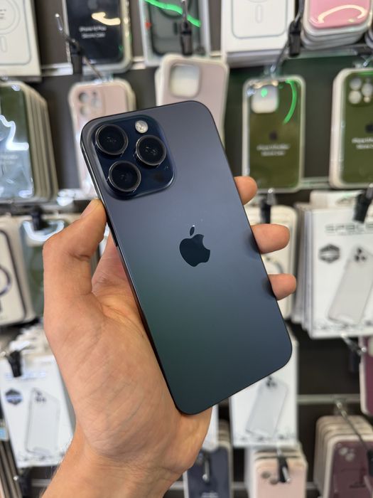 iPhone 15 Pro Max 256Gb Blue Titanium Unlock З Гарантією Ідеал