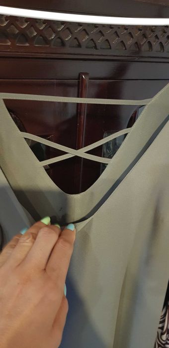 Sukienka letnia khaki M/L