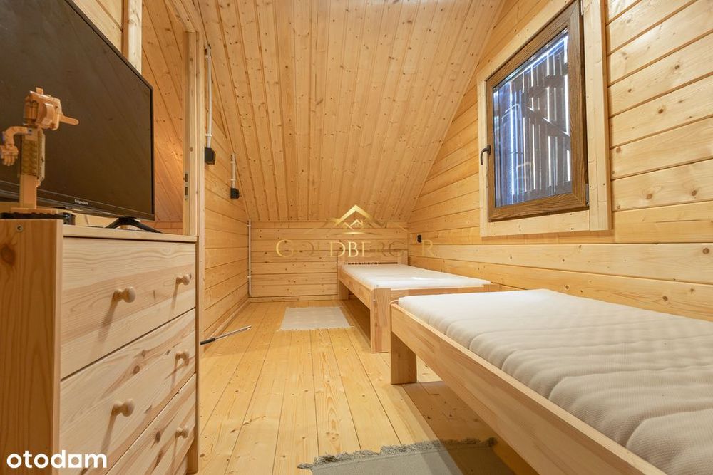 Drewniany dom całoroczny | 74 m² | Działka 1 199 m