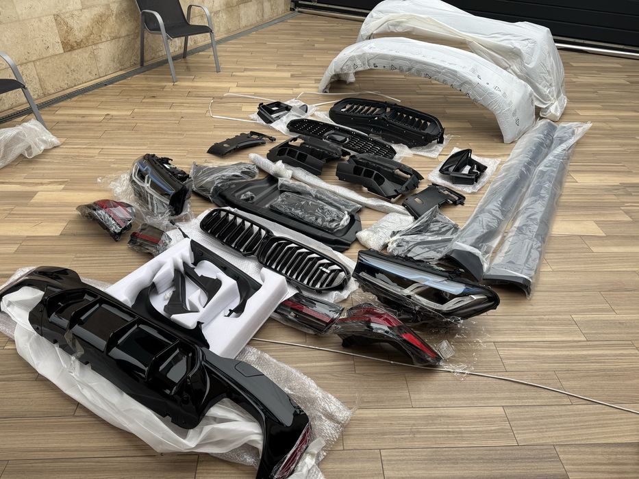 Рестайлинг M5 F90 LCI для BMW 5-Series G30 2017+ обвес, бампер, фары