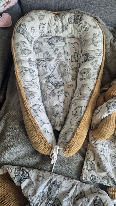 Zestaw hand made do łóżeczka I wózka