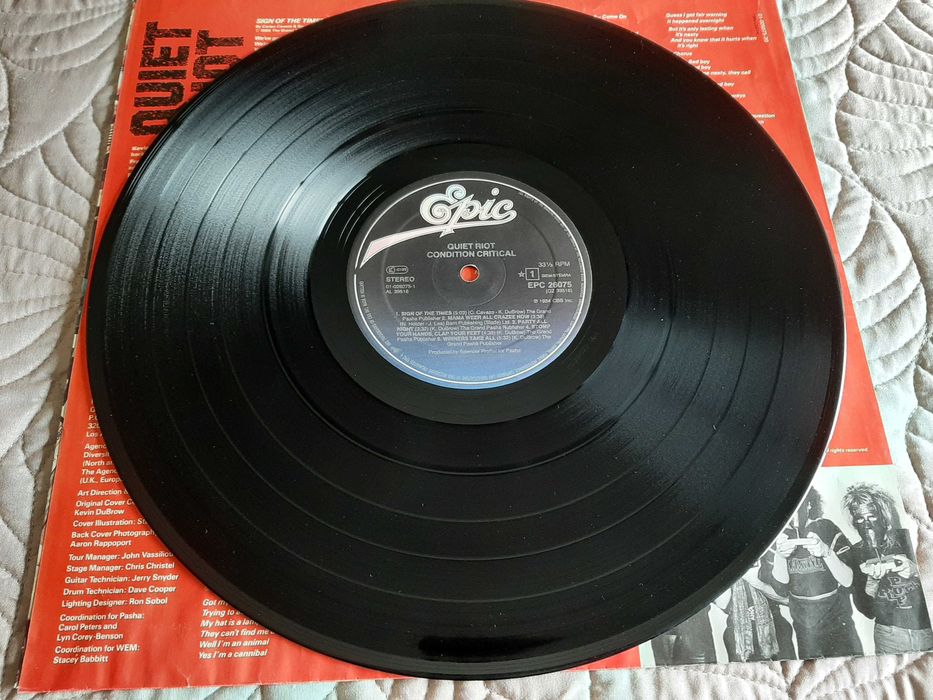 Quiet Riot - Condition Critical - Europa - Vinil LP