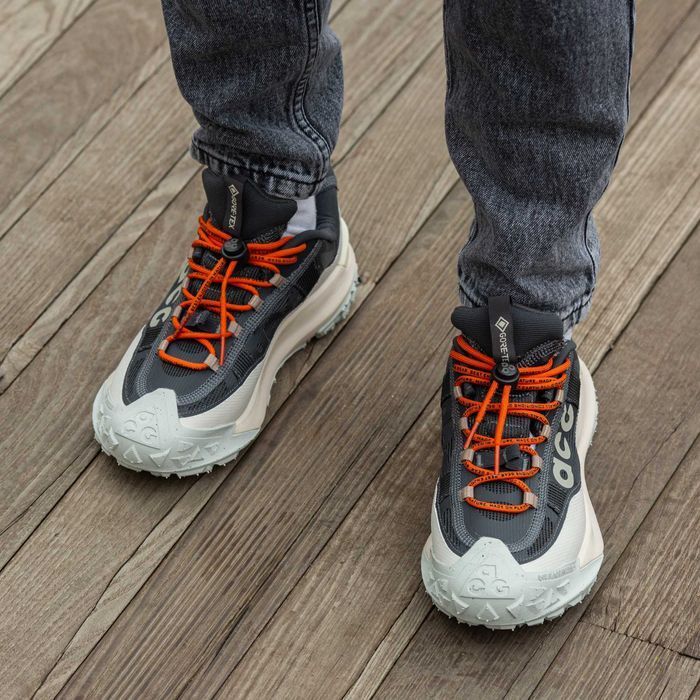 Кросівки Nike ACG Mountain Fly 2 Gore-Tex Grey-Beige premium | Кроссовки Найк чоловічі жіночі