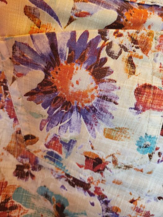 Calças da Zara flores 40