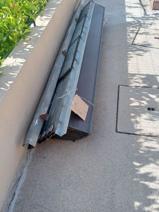 Portao de fole 2,55m altura por 3,17m