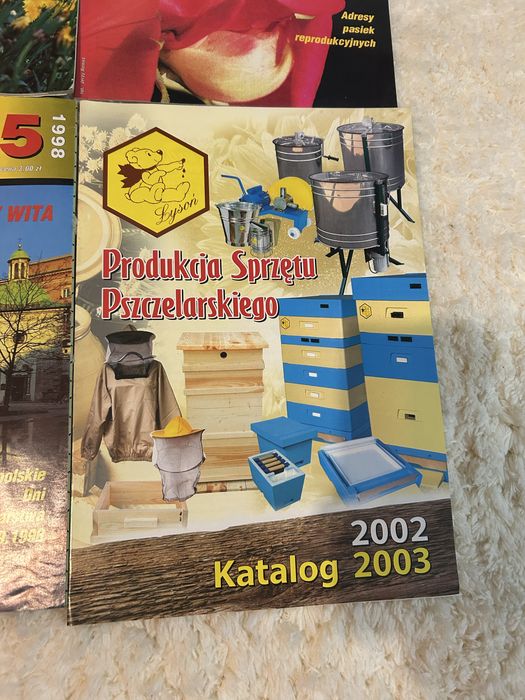 Czasopismo Pszczelarz Polski 1998 nr 2,4,5 + katalog gratis