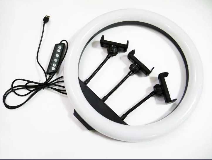 Кільцева LED-лампа RGB MJ36 36 см 3 кріп.тел USB