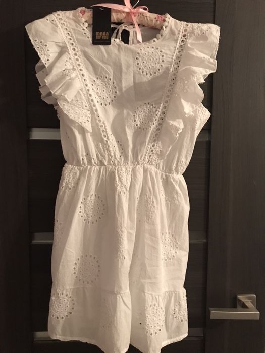 Sukienka boho ażurowa