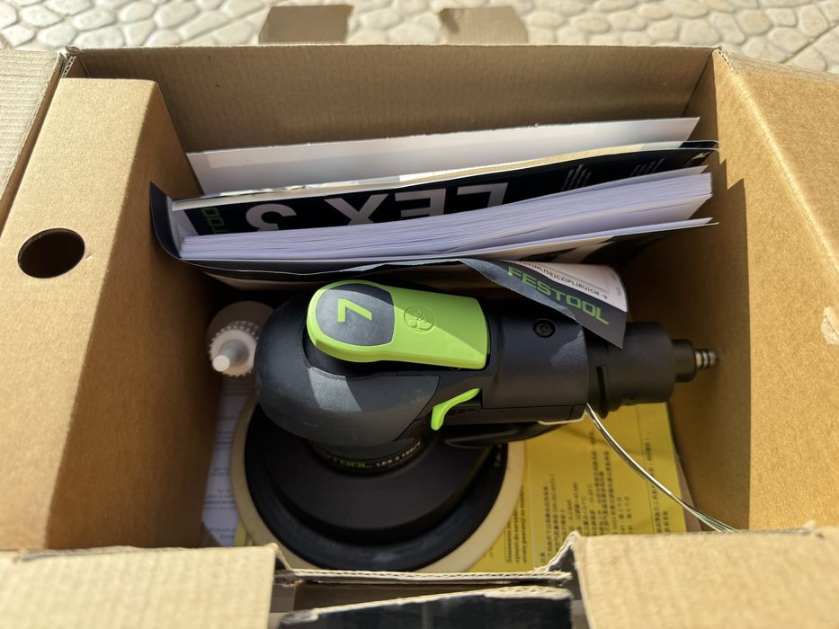 Lixadora pneumatica profissional Festool