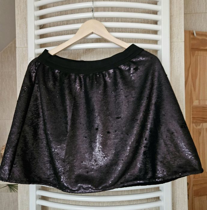 krótka elegancka spódnica obracane cekiny Calzedonia Tezenis M/38